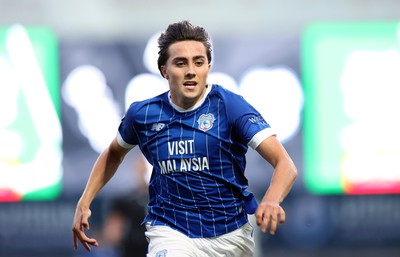 070825 - Port Vale v Cardiff City - Sky Bet League 1 - Joel Colwill of Cardiff