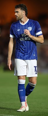 070825 - Port Vale v Cardiff City - Sky Bet League 1 - Calum Chambers of Cardiff