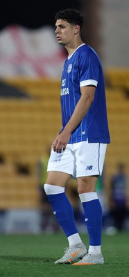 070825 - Port Vale v Cardiff City - Sky Bet League 1 - Yousef Saleh of Cardiff
