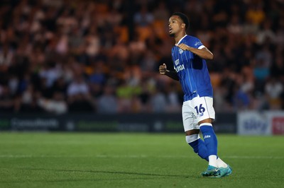 070825 - Port Vale v Cardiff City - Sky Bet League 1 - Chris Willock of Cardiff