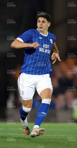 070825 - Port Vale v Cardiff City - Sky Bet League 1 - Yousef Saleh of Cardiff