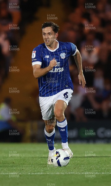 070825 - Port Vale v Cardiff City - Sky Bet League 1 - Ryan Wintle of Cardiff 