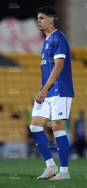 070825 - Port Vale v Cardiff City - Sky Bet League 1 - Yousef Saleh of Cardiff