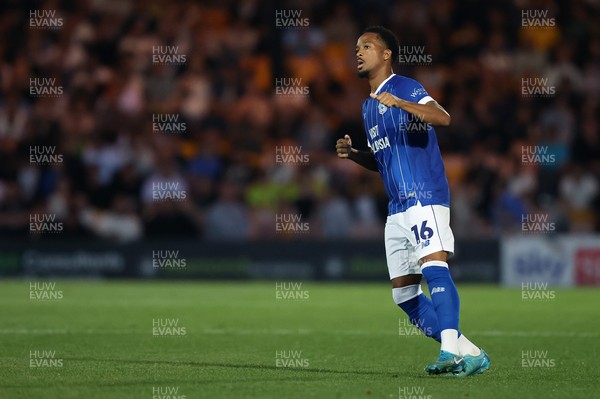 070825 - Port Vale v Cardiff City - Sky Bet League 1 - Chris Willock of Cardiff
