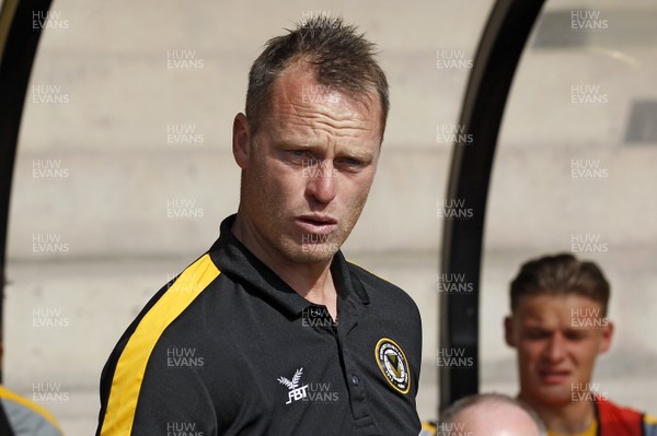010918 - Port Vale v Newport County, Sky Bet League 2 - Newport County Manager Michael Flynn before the match