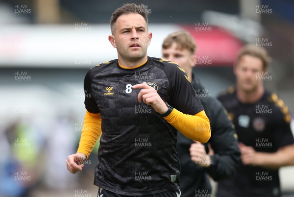 020522 - Port Vale v Newport County - Sky Bet League 2 - Matty Dolan of Newport County warms up