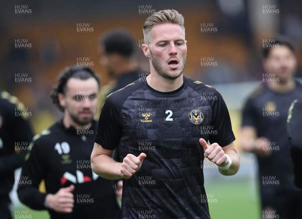 020522 - Port Vale v Newport County - Sky Bet League 2 - Cameron Norman of Newport County at warm up