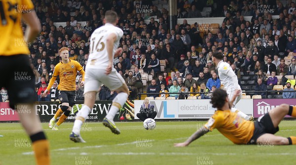 020522 - Port Vale v Newport County - Sky Bet League 2 - Ryan Haynes of Newport County puts away the 1st goal in 3 minutes