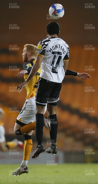 160321 - Port Vale v Newport County - Sky Bet League 2 - Cristian Montano of Port Vale and Ryan Taylor of Newport County