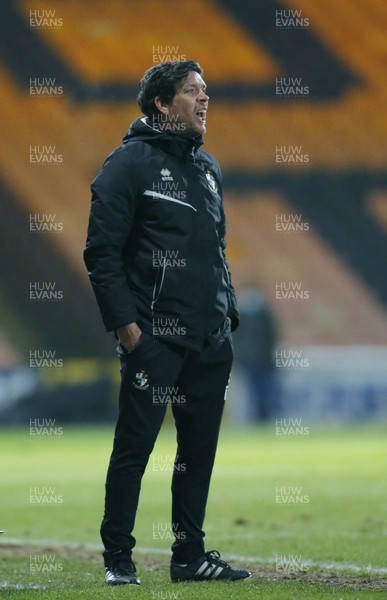 160321 - Port Vale v Newport County - Sky Bet League 2 - Manager Darrell Clarke of Port Vale oversees his 1st match in charge