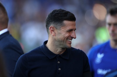 050926 - Portsmouth FC v Cardiff City - SkyBet Championship - Portsmouth Manager John Mousinho 