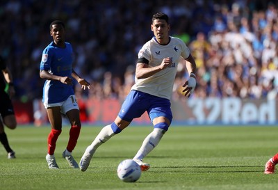 050926 - Portsmouth FC v Cardiff City - SkyBet Championship - Yousef Salech of Cardiff City 