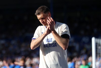 050926 - Portsmouth FC v Cardiff City - SkyBet Championship - Krystian Bielik of Cardiff City leaves the field