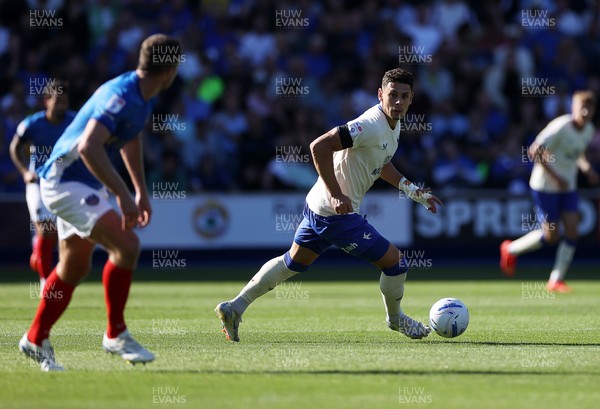 050926 - Portsmouth FC v Cardiff City - SkyBet Championship - Yousef Salech of Cardiff City 