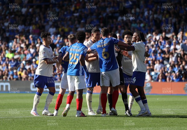 050926 - Portsmouth FC v Cardiff City - SkyBet Championship - Tensions boil over between the teams