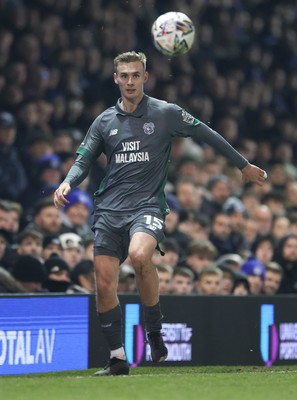 110225  Portsmouth v Cardiff City, EFL Sky Bet Championship - Sivert Mannsverk of Cardiff City