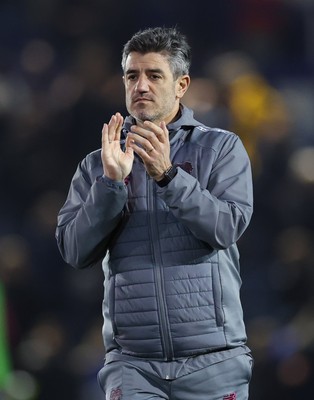 110225  Portsmouth v Cardiff City, EFL Sky Bet Championship - Cardiff Assistant coach Tom Ramasut applauds the Cardiff fans at the end of the match