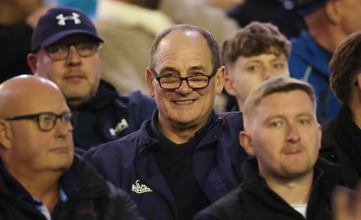 111025 - Potential New Cardiff Rugby Investors - Reg Clarke Rhino CEO, with potential new Cardiff Rugby Investors at Cardiff Arms Park to watch Cardiff Rugby v Connacht Rugby