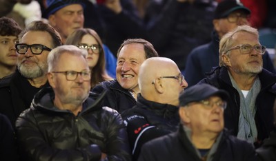 111025 - Potential New Cardiff Rugby Investors - Potential new Cardiff Rugby Investors Gareth West, left, and Niels Fuul, right, at Cardiff Arms Park to watch Cardiff Rugby v Connacht Rugby