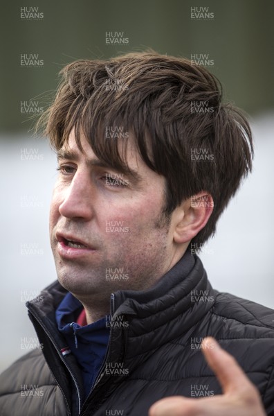 040220 - Picture shows trainer Christian Williams at his stables in Ogmore on Sea, South Wales