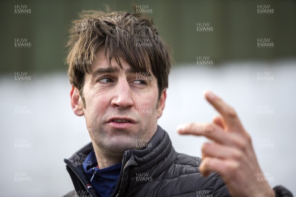 040220 - Picture shows trainer Christian Williams at his stables in Ogmore on Sea, South Wales