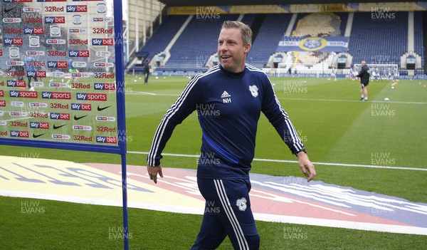 270620 - Preston North End v Cardiff City - Sky Bet Championship - Manager Neil Harris of Cardiff talks to the cameras before the match
