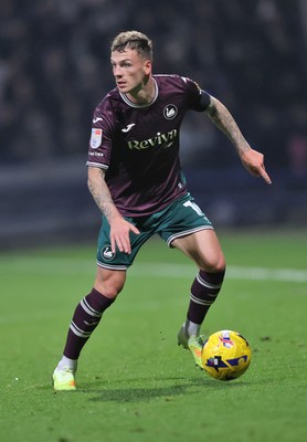051125 - Preston North End v Swansea City - Sky Bet Championship - Josh Tymon of Swansea