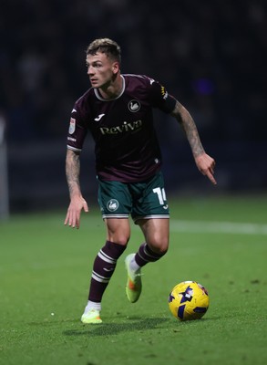 051125 - Preston North End v Swansea City - Sky Bet Championship - Josh Tymon of Swansea