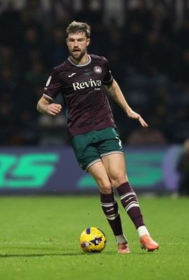051125 - Preston North End v Swansea City - Sky Bet Championship - Cameron Burgess of Swansea