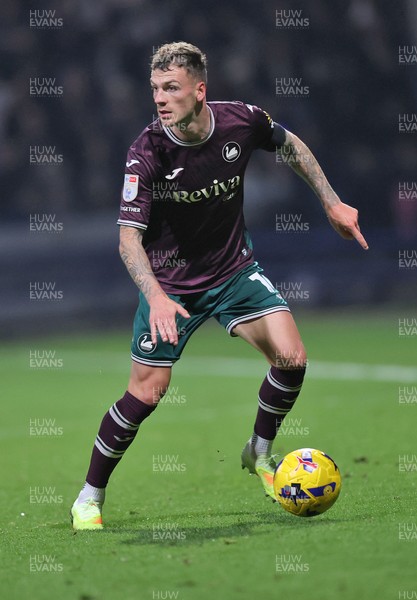 051125 - Preston North End v Swansea City - Sky Bet Championship - Josh Tymon of Swansea