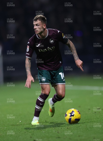 051125 - Preston North End v Swansea City - Sky Bet Championship - Josh Tymon of Swansea