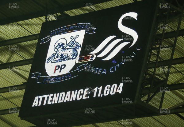 120119 - Preston North End v Swansea City - Sky Bet Championship - Attendance figures   