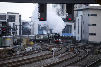 071218 - Picture shows HRH Prince Charles arriving in Cardiff at Central Station - 