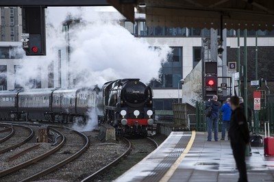 071218 - Picture shows HRH Prince Charles arriving in Cardiff at Central Station - 