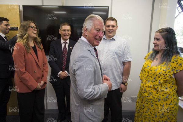 010719 - The Prince's Trust - Picture shows HRH Prince Charles visiting Connect Assist in Nantgarw, South Wales - 