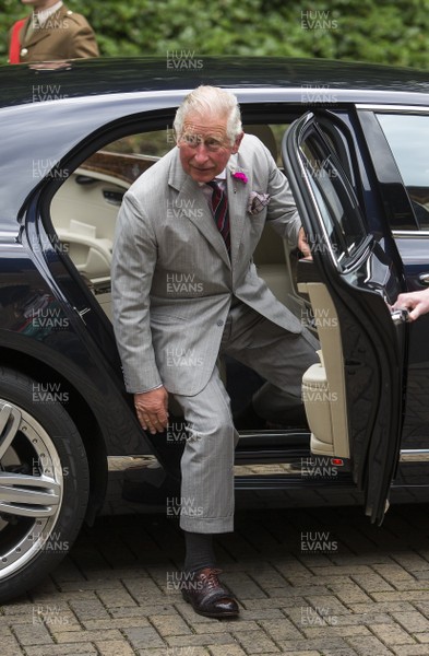 010719 - The Prince's Trust - Picture shows HRH Prince Charles visiting Connect Assist in Nantgarw, South Wales - The Prince of Wales arrives at the offices of Connect Assist