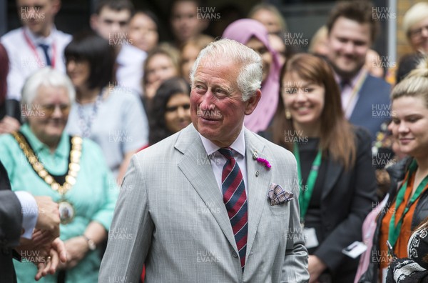 010719 - The Prince's Trust - Picture shows HRH Prince Charles visiting Connect Assist in Nantgarw, South Wales - 