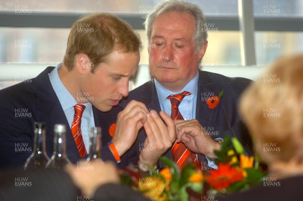 08.11.08  Wales  v South Africa Prince Williams and Gareth Edwards. 