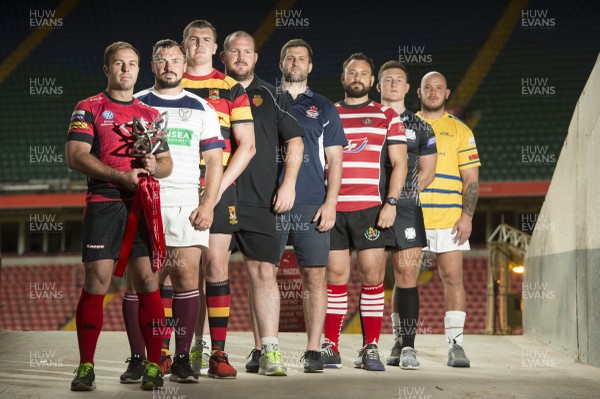 230817 - Principality Premiership Launch - Players from Principality Premiership West