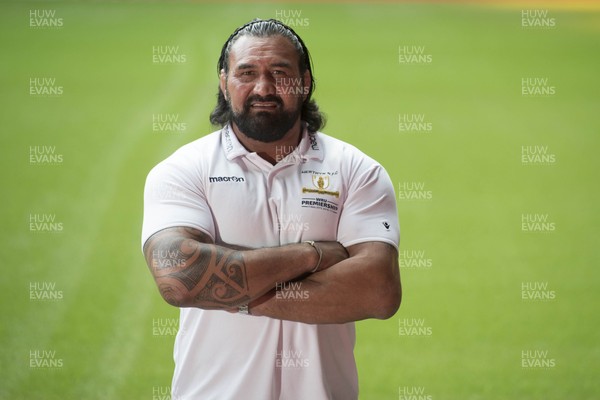 230817 - Principality Premiership Launch - Merthyr coach Dale McIntosh