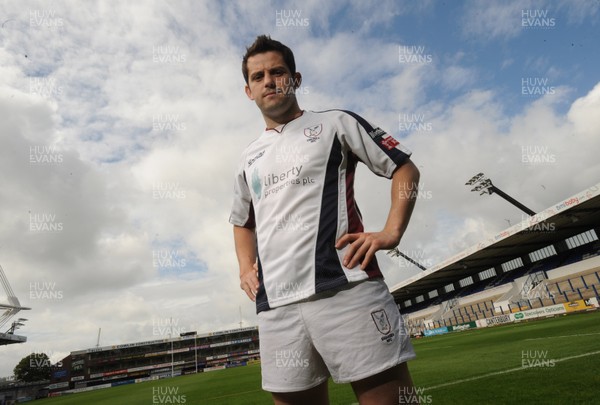 27.08.09 -  Principality Premiership Launch. Rhodri Wells of Swansea  