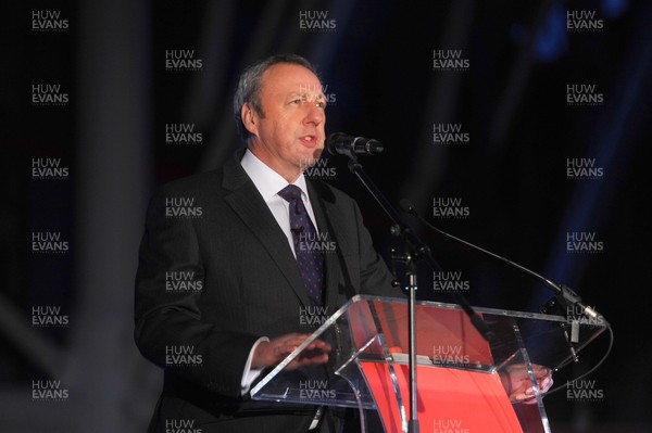 220116 - Principality Stadium Launch -Principality Building Society CEO Graeme Yorston during the launch of Principality Stadium