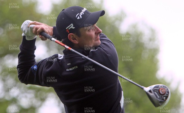 220513 - BMW PGA Golf ChampionshipPro-Celebrity Event - Justin Rose in full swing