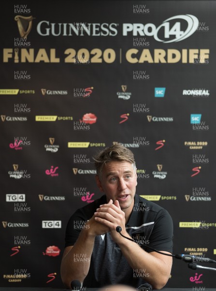 270819 - Guinness PRO14 Final 2020 Press Conference, Cardiff Castle - Ryan Jones, WRU Performance Director,  at Cardiff Castle to mark the announcement of Cardiff as host city for the Guinness PRO14 2020 Final