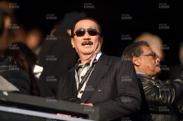 010118 - Queens Park Rangers v Cardiff City - Sky Bet Championship - Cardiff City owner Vincent Tan looks on before kick off