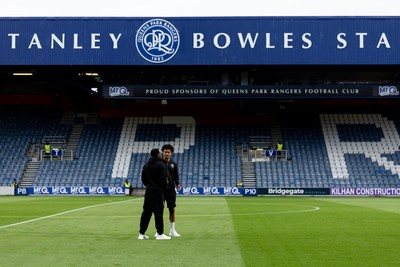 020926 - Queens Park Rangers v Cardiff City - Sky Bet Championship - Calum Scanlon of Cardiff City before the game