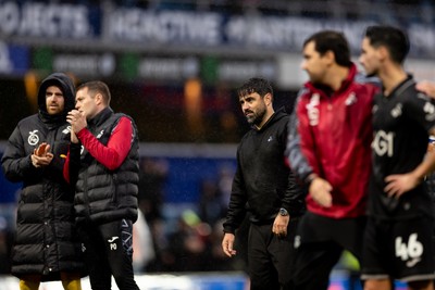 241026 - Queens Park Rangers v Swansea City - Sky Bet Championship - V�tor Matos, Manager of Swansea City, looks dejected after their sides defeat