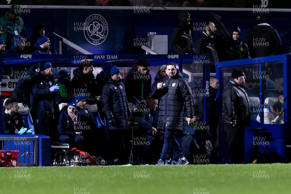 010124 - Queens Park Rangers v Cardiff City - Sky Bet Championship - Erol Bulut manager of Cardiff City celebrates after his sides victory