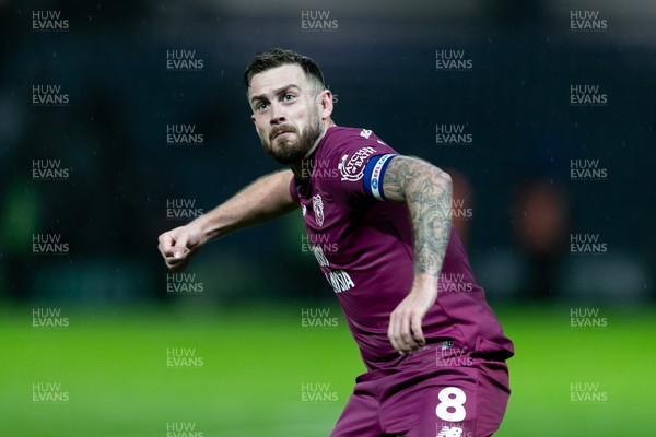010124 - Queens Park Rangers v Cardiff City - Sky Bet Championship - Joe Ralls of Cardiff City celebrates their team�s victory after the final whistle