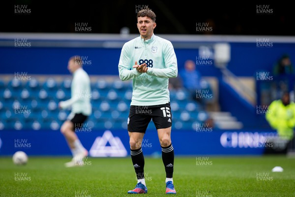 050322 - Queens Park Rangers v Cardiff City - Sky Bet Championship - Ryan Wintle of Cardiff City warms up
